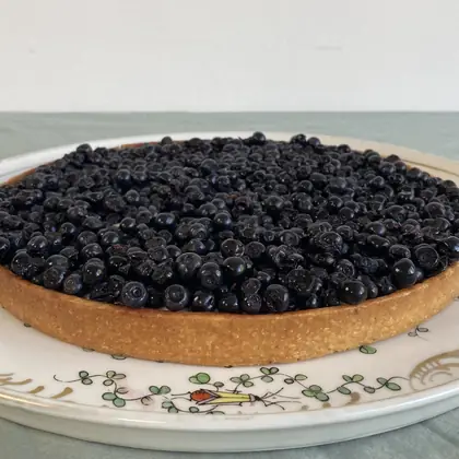 Tarte à la myrtille sauvage